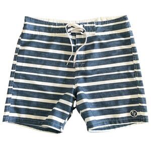 Ezekiel Men's Navy White Stripe Swim Shorts Boardshorts Swim Trunks Size 36